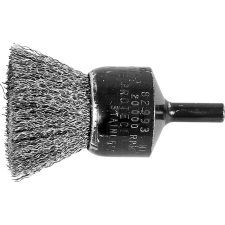 Pferd Pop End Brush, Crimp, .010SS Wire 82993P